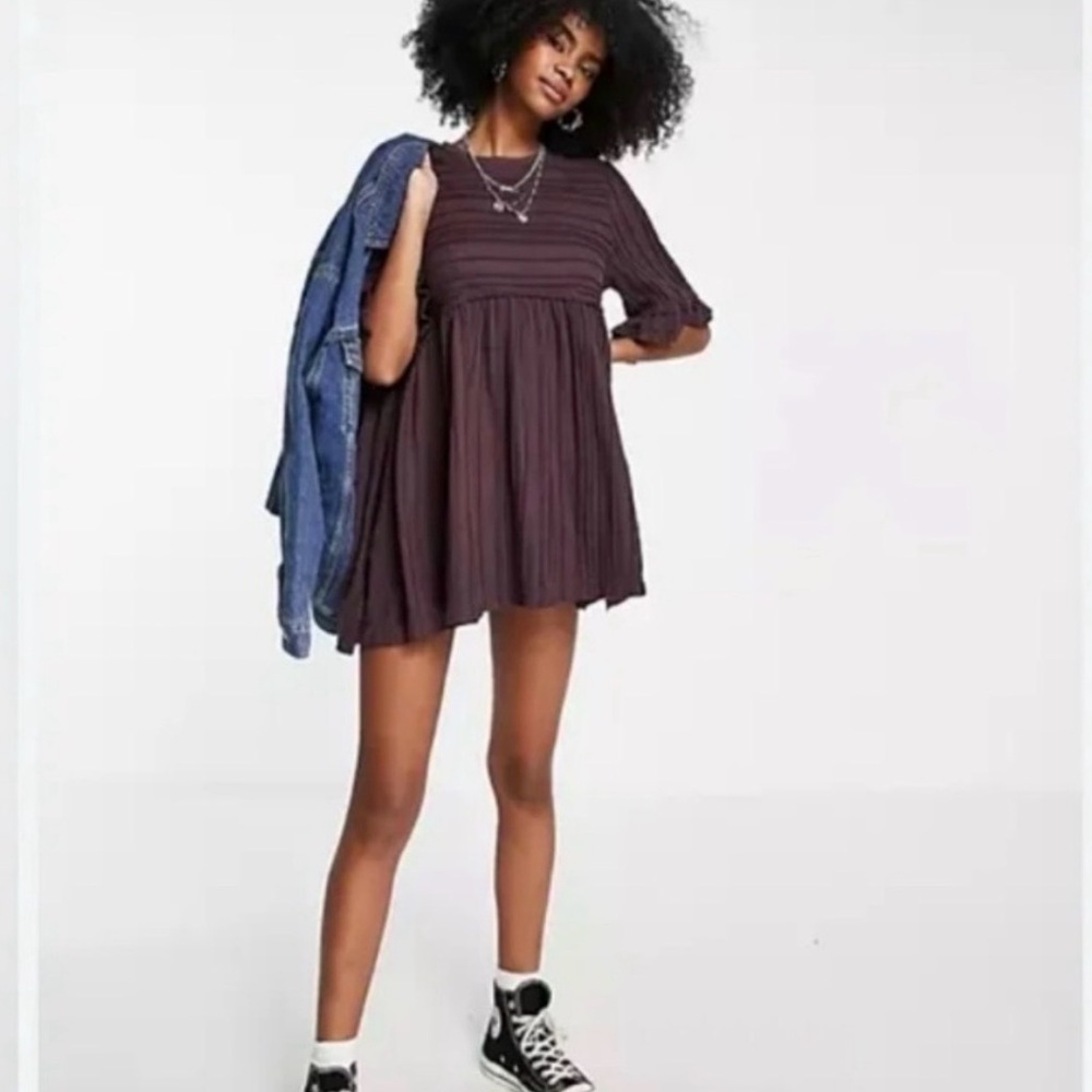 FREE PEOPLE Take a Spin Tunic Dress in Black Honey size S - Picture 13 of 13